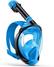 Load image into Gallery viewer, Full Face Snorkel Mask